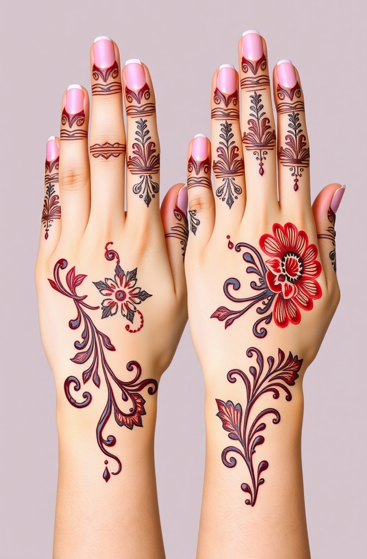 Back Hand Mehndi